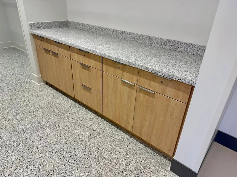 Commercial oak casework — custom cabinetry by Cozzens Cabinets, photo 11