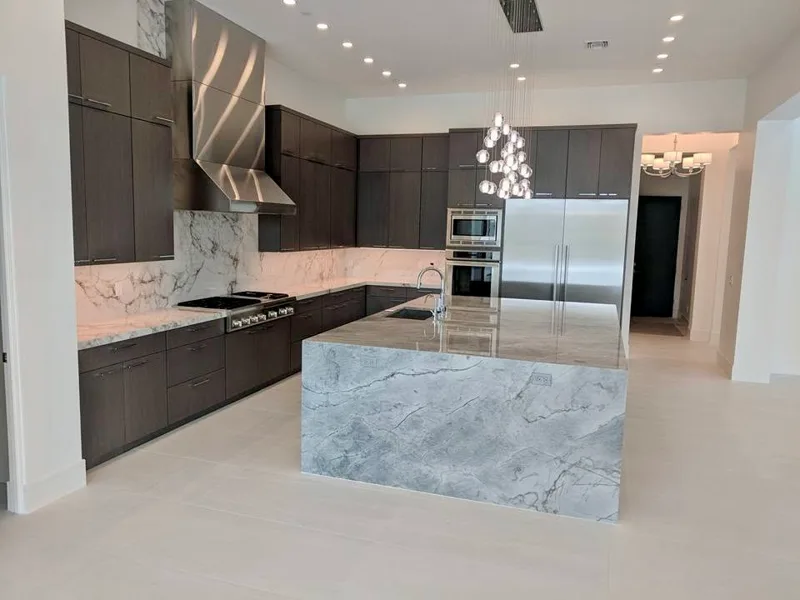 Dark walnut kitchen — custom cabinetry by Cozzens Cabinets, photo 3