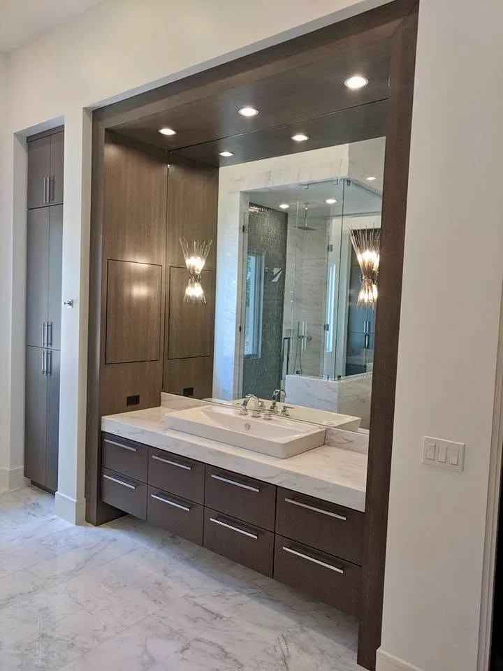 Dark walnut kitchen — custom cabinetry by Cozzens Cabinets, photo 6