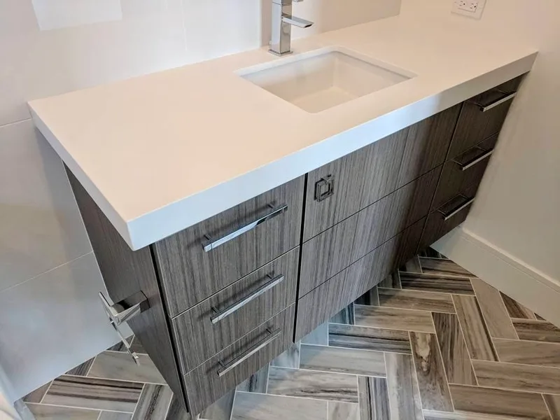 Dark walnut kitchen — custom cabinetry by Cozzens Cabinets, photo 10
