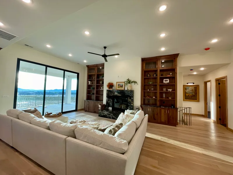 Great room built-ins — custom cabinetry by Cozzens Cabinets, photo 1