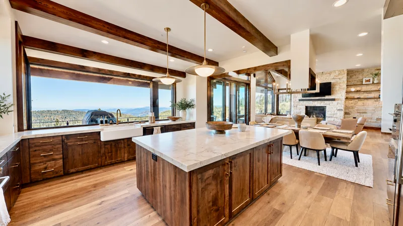 Knotty Alder Parade Home — custom cabinetry by Cozzens Cabinets, photo 1