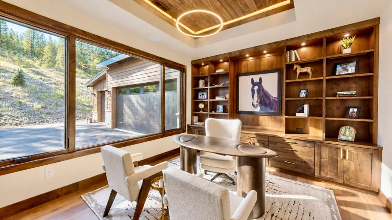 Knotty Alder Parade Home — custom cabinetry by Cozzens Cabinets, photo 5