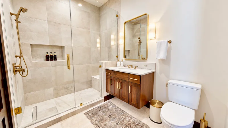 Knotty Alder Parade Home — custom cabinetry by Cozzens Cabinets, photo 10