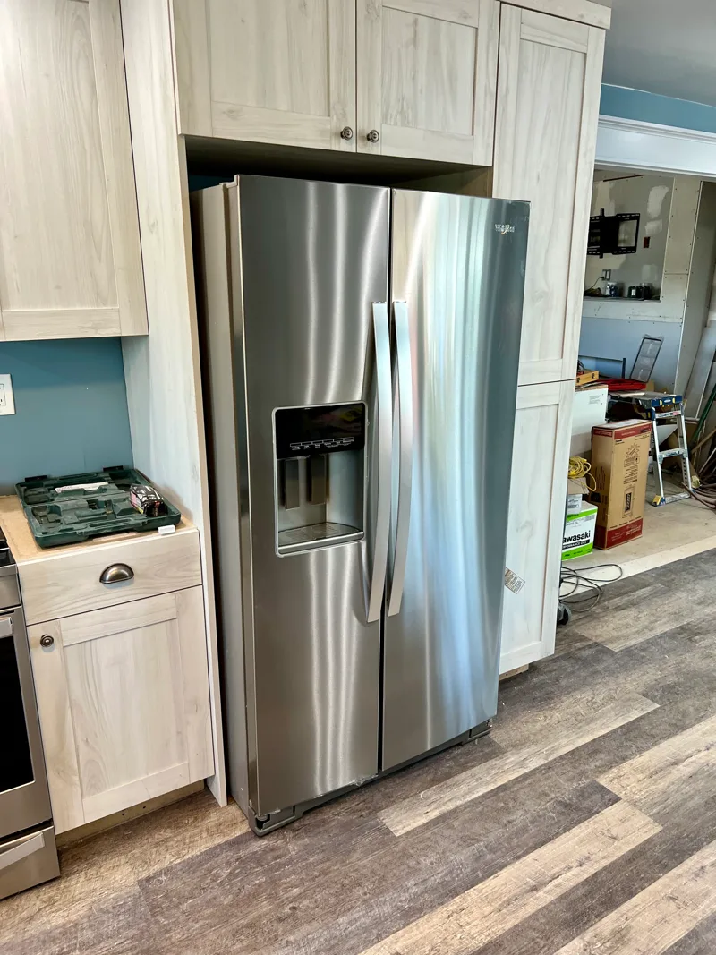 Rustic alder remodel — custom cabinetry by Cozzens Cabinets, photo 8