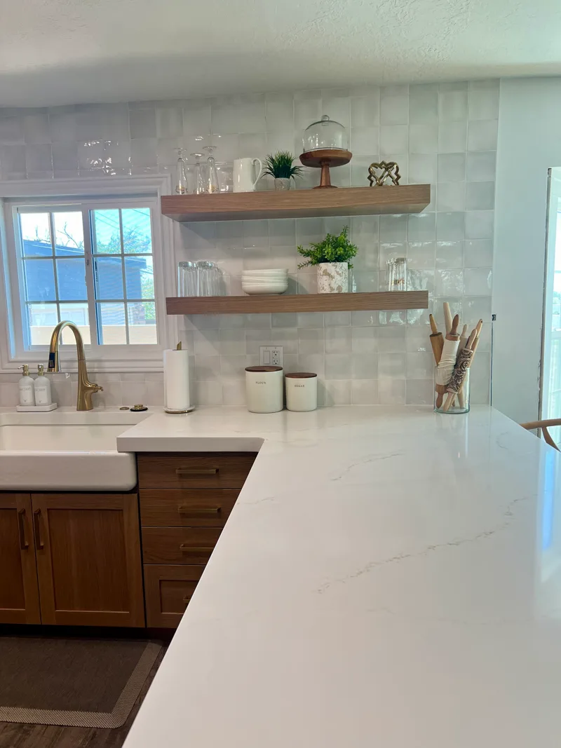 White oak farmhouse kitchen — custom cabinetry by Cozzens Cabinets, photo 15