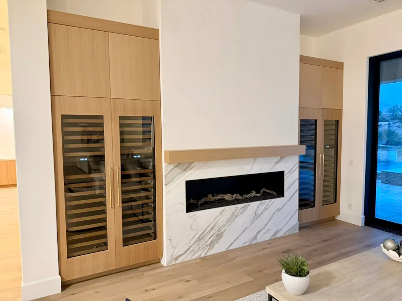 White oak residence — custom cabinetry by Cozzens Cabinets, photo 9